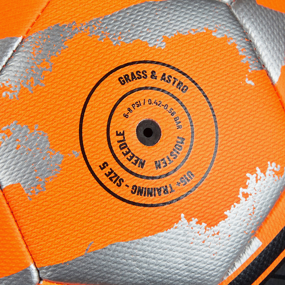 FA Cup Train Football Orange/Silver/Black