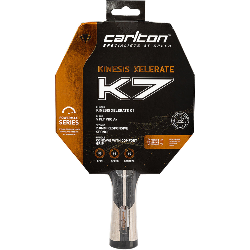 Carlton Kinesis Xelerate K7 Table Tennis Bat