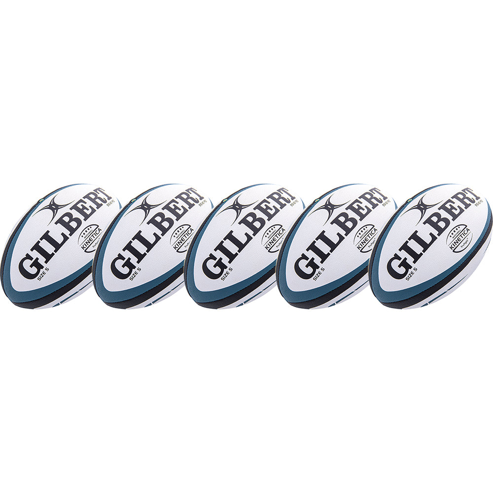 Gilbert Kinetica Rugby Ball Pack Size 5