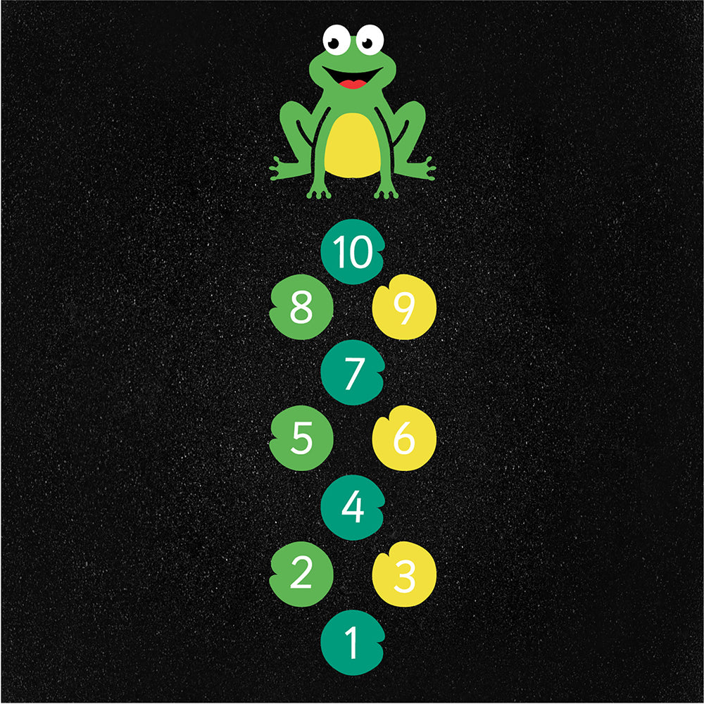 Frog Hopscotch - 3 x 0.8m