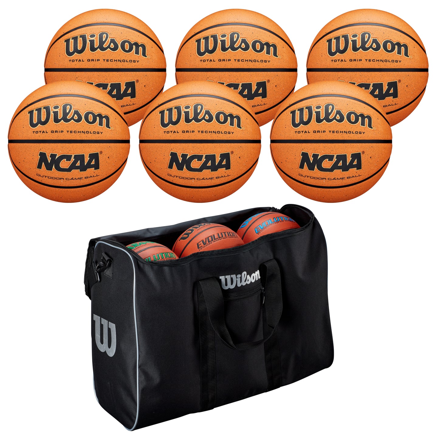 Wilson NCAA Outdoor Eco Basketball Pack