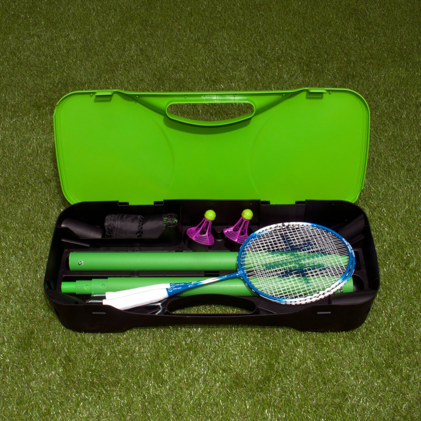 Primary Badminton Net & Racket Set - Air Shuttles