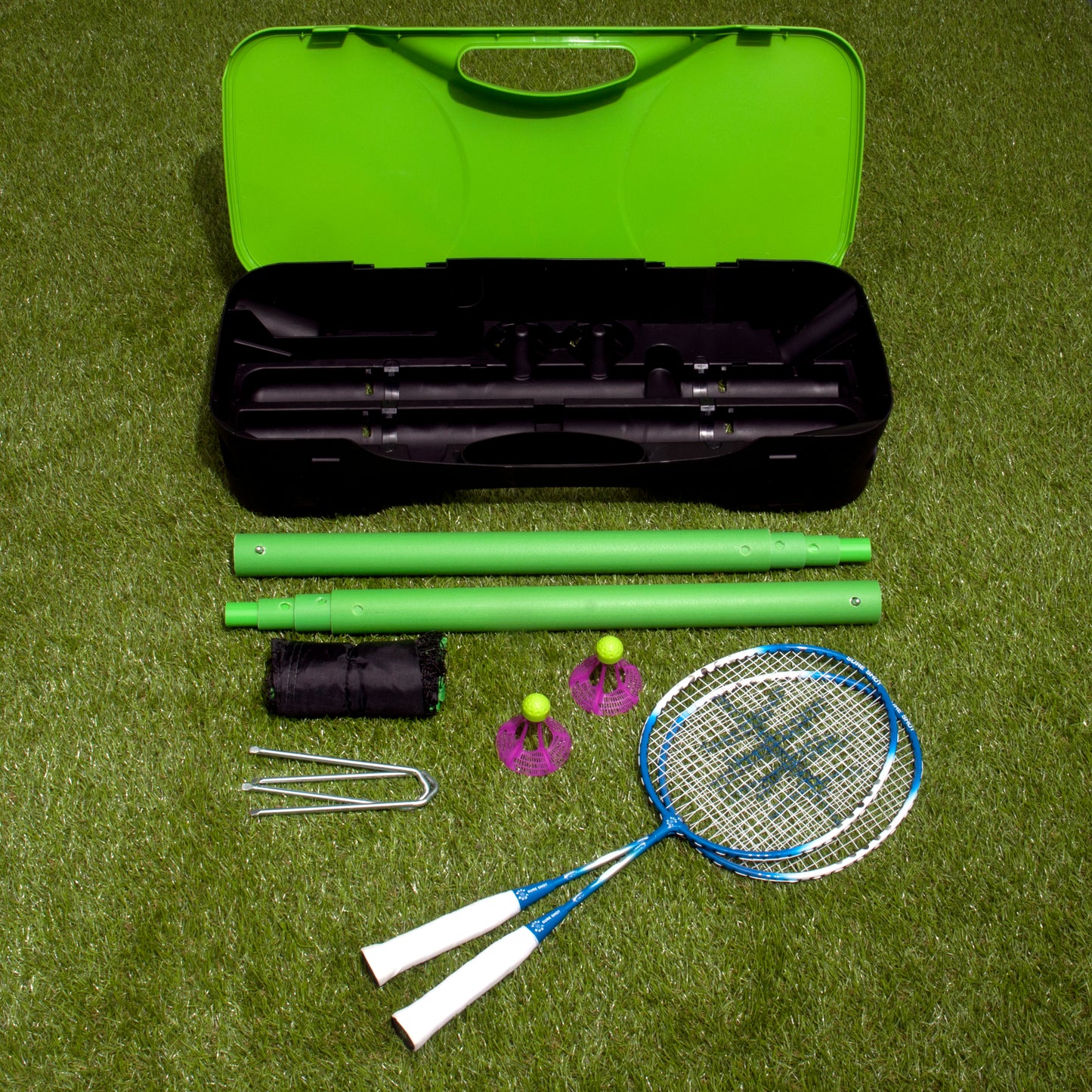 Primary Badminton Net & Racket Set - Air Shuttles
