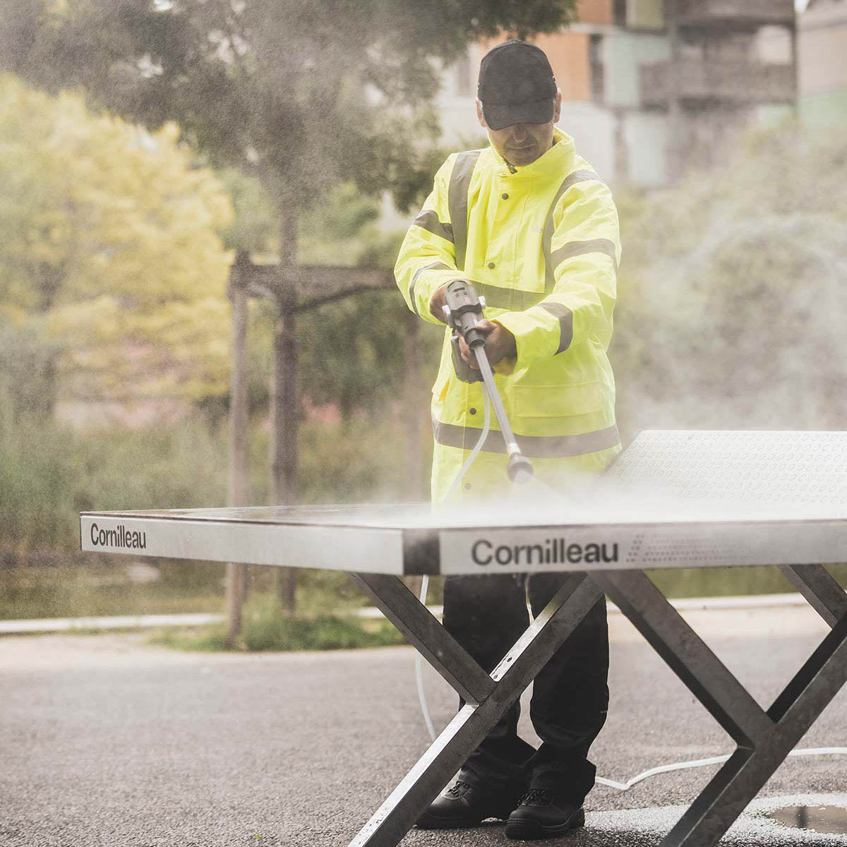 Cornilleau Urban Static 7mm Table Tennis Table Outdoor