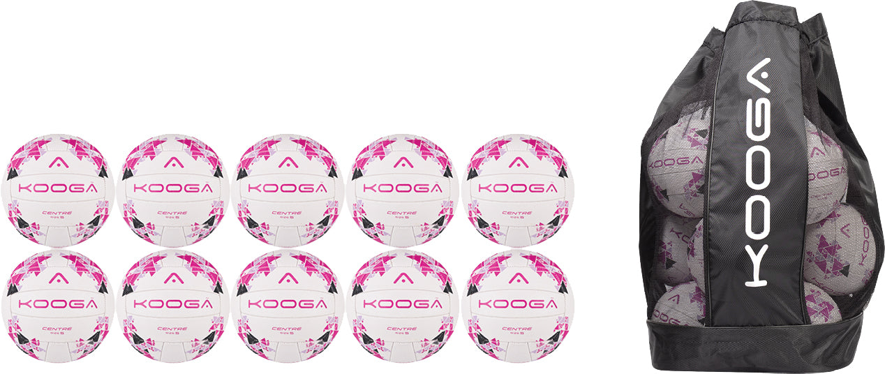 Kooga Centre Netballs - Pack of 10