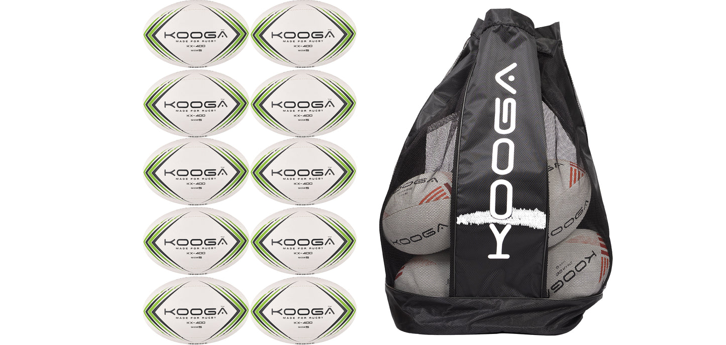 Kooga KX-400 Rugby Balls - Pack of 10