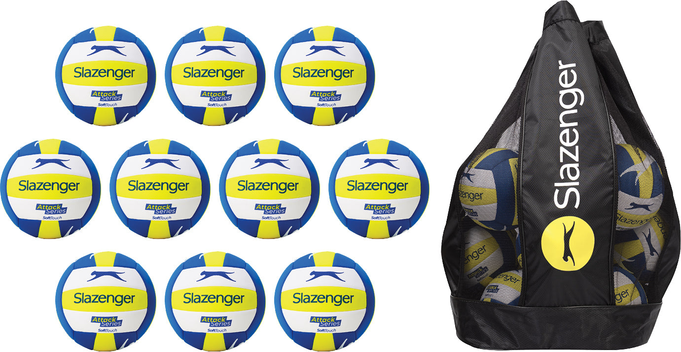 Slazenger Attack Volleyballs - Pack of 10