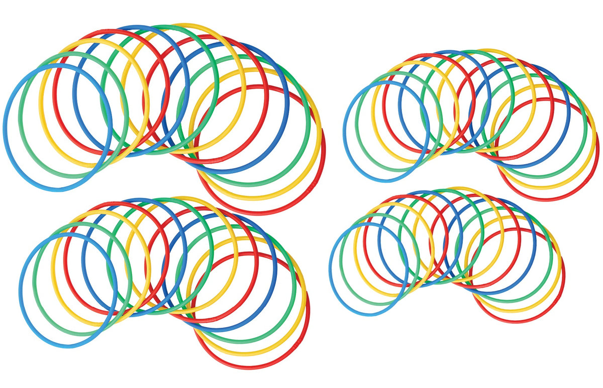 Multi Size Hula Hoops - Pack of 48