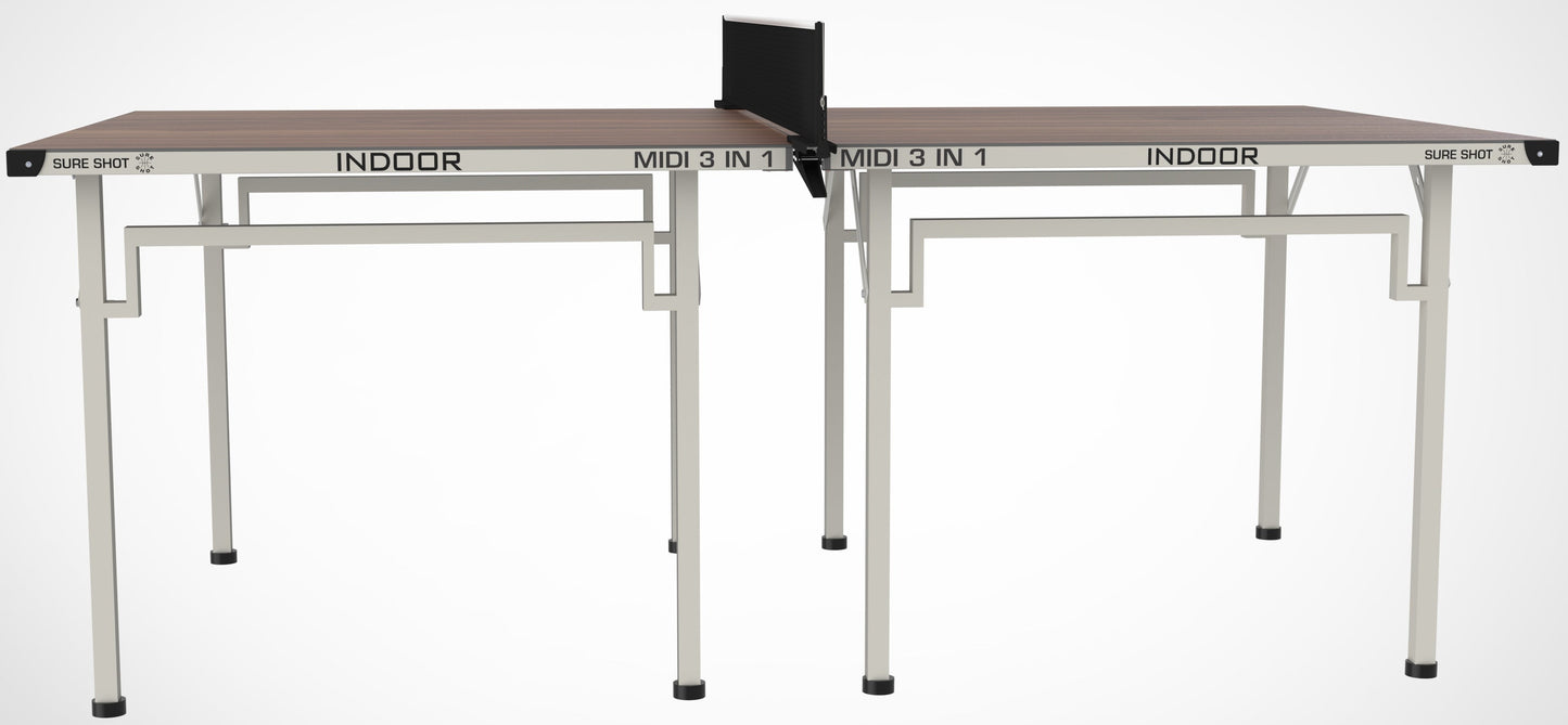 Sure Shot Midi 3-in-1 Indoor Table Tennis Table