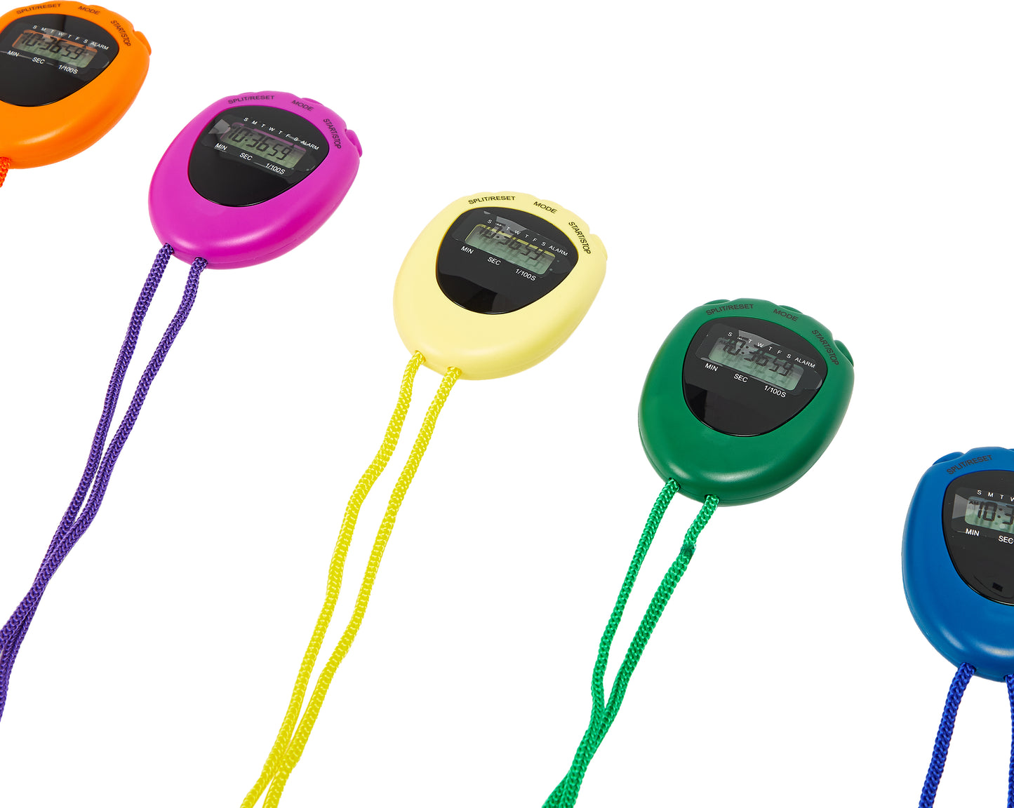 Coloured Stopwatch & Whistle Pack