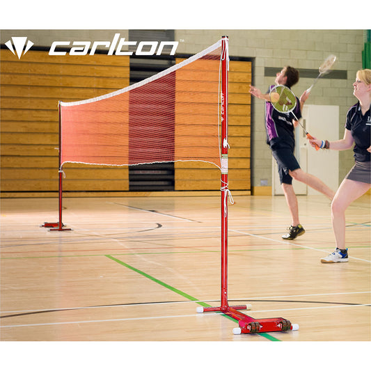 Carlton Wheelaway Red Badminton Posts & Net
