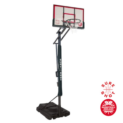 Sure Shot Easijust Portable Unit with Acrylic Backboard and Pole Padding