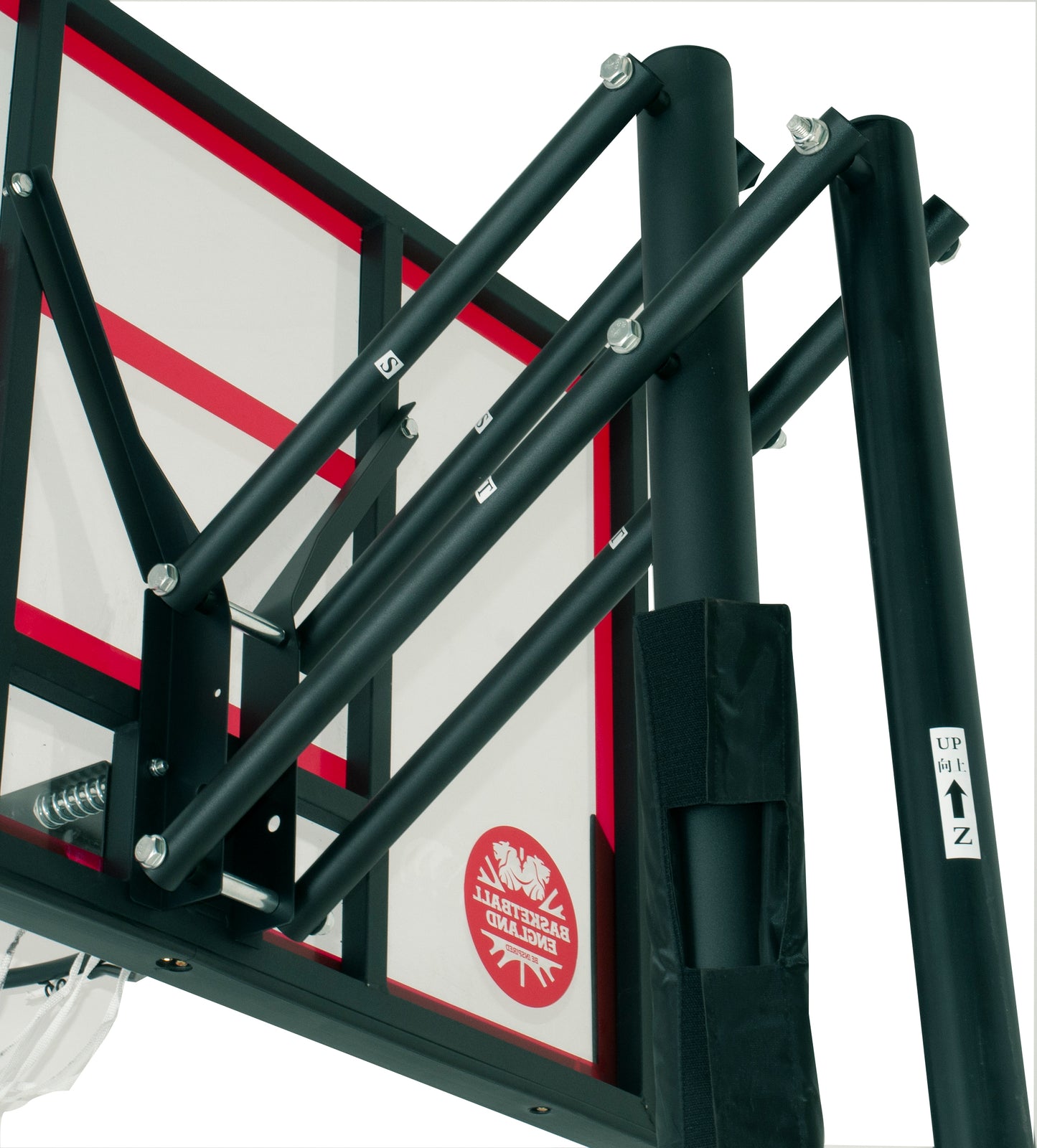 Sure Shot Easijust Portable Unit with Acrylic Backboard and Pole Padding