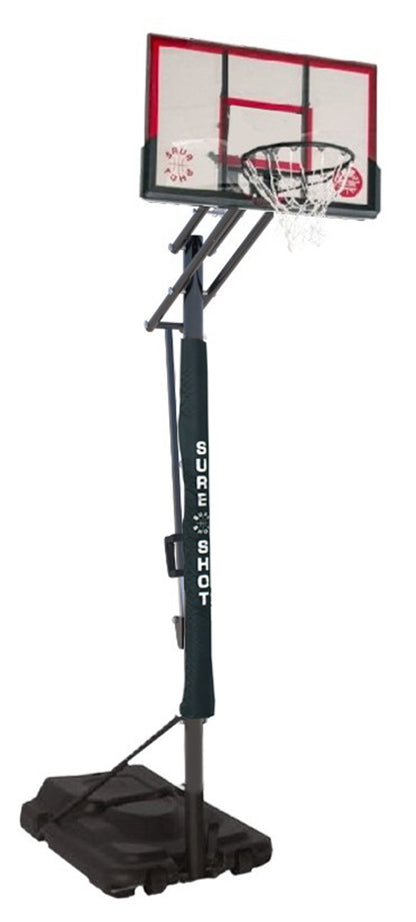 Sure Shot Easijust Portable Unit with Acrylic Backboard and Pole Padding