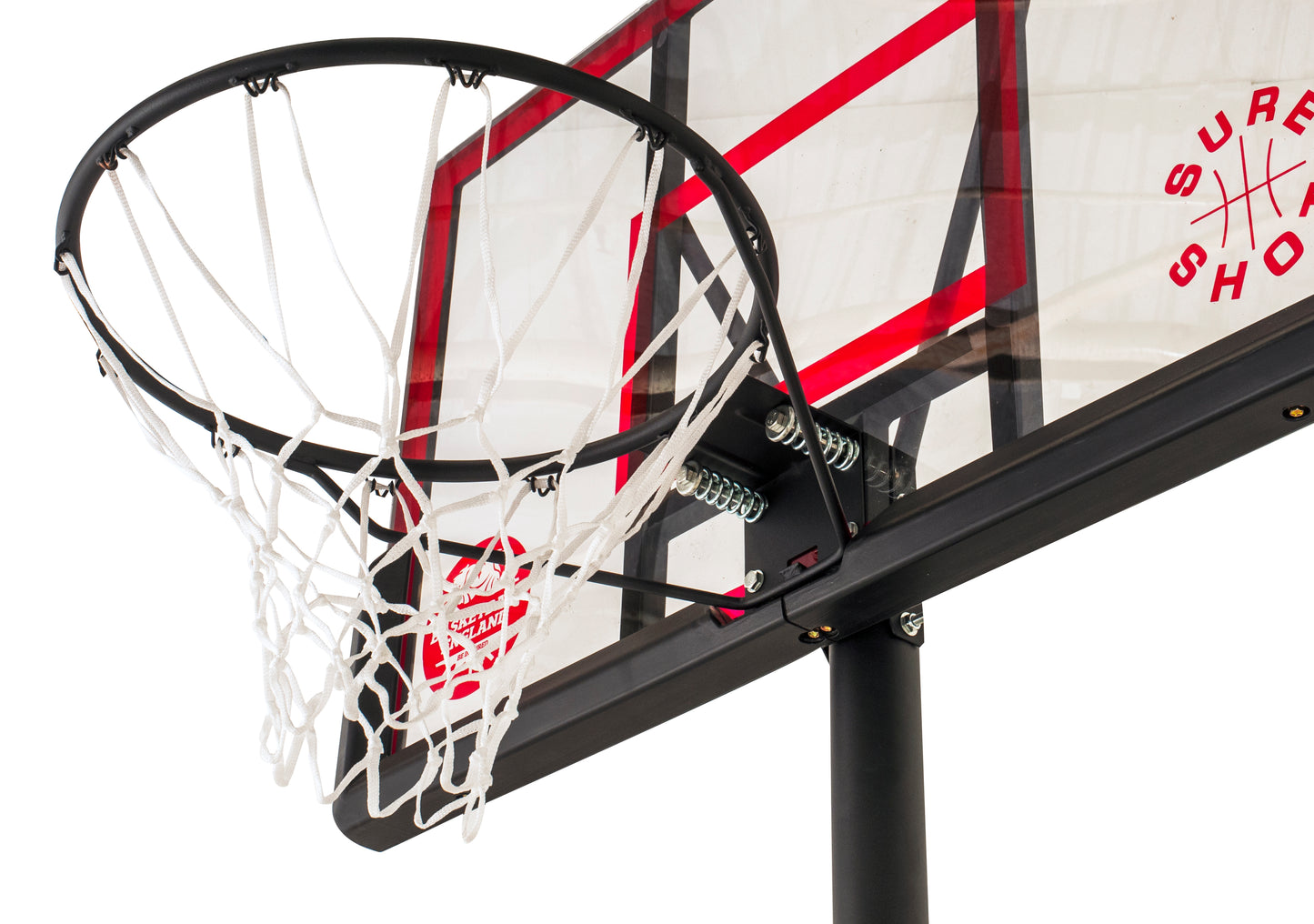 Sure Shot Telescopic Portable Unit with Acrylic Backboard & Pole Padding