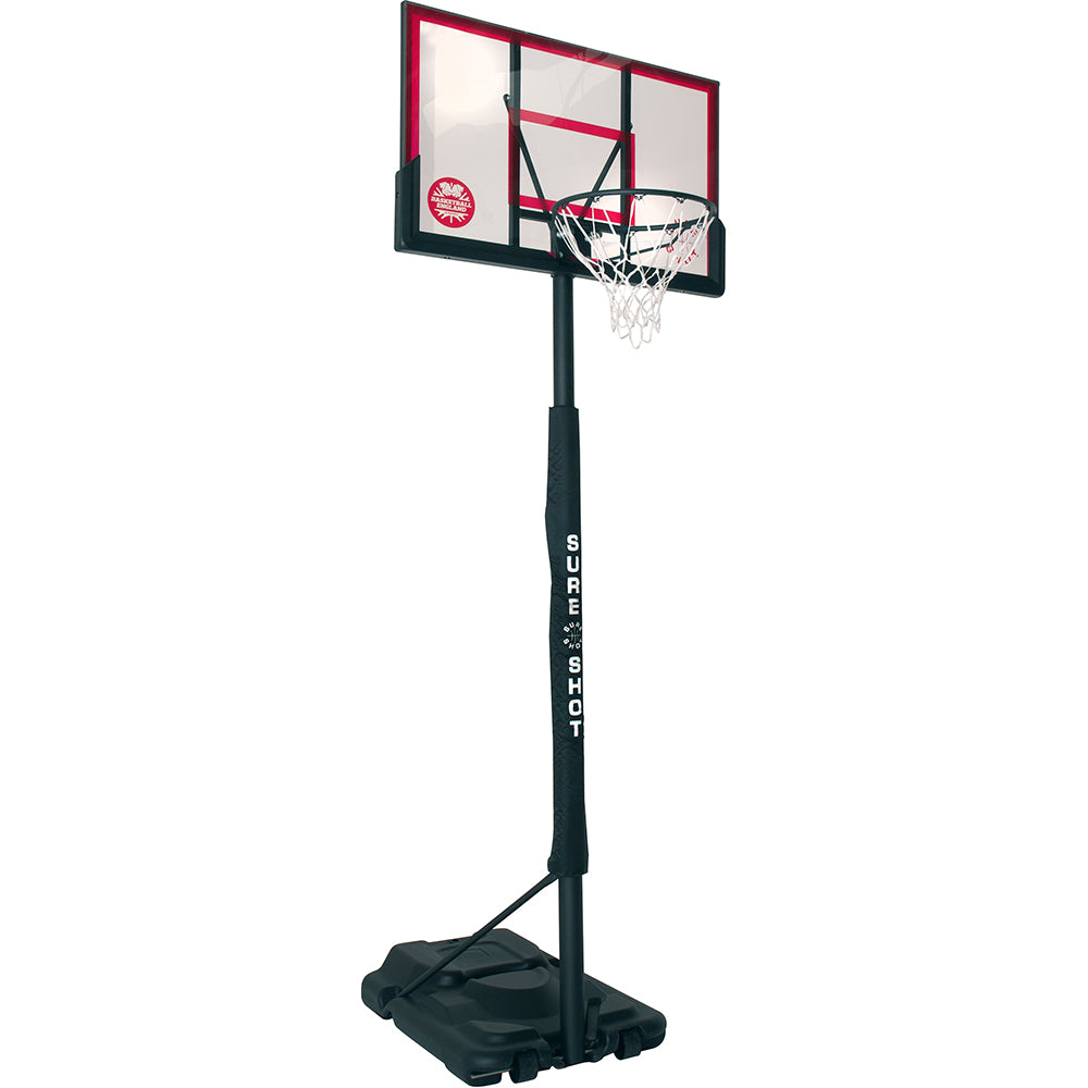 4x Telescopic Portable Units with Acrylic Backboard & Pole Padding
