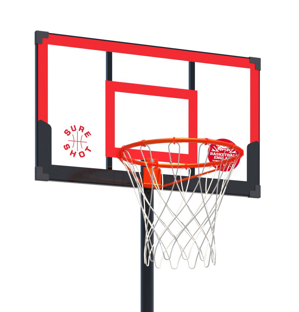 Sure Shot Easi Shot Portable Unit Acrylic Backboard & Pole Padding
