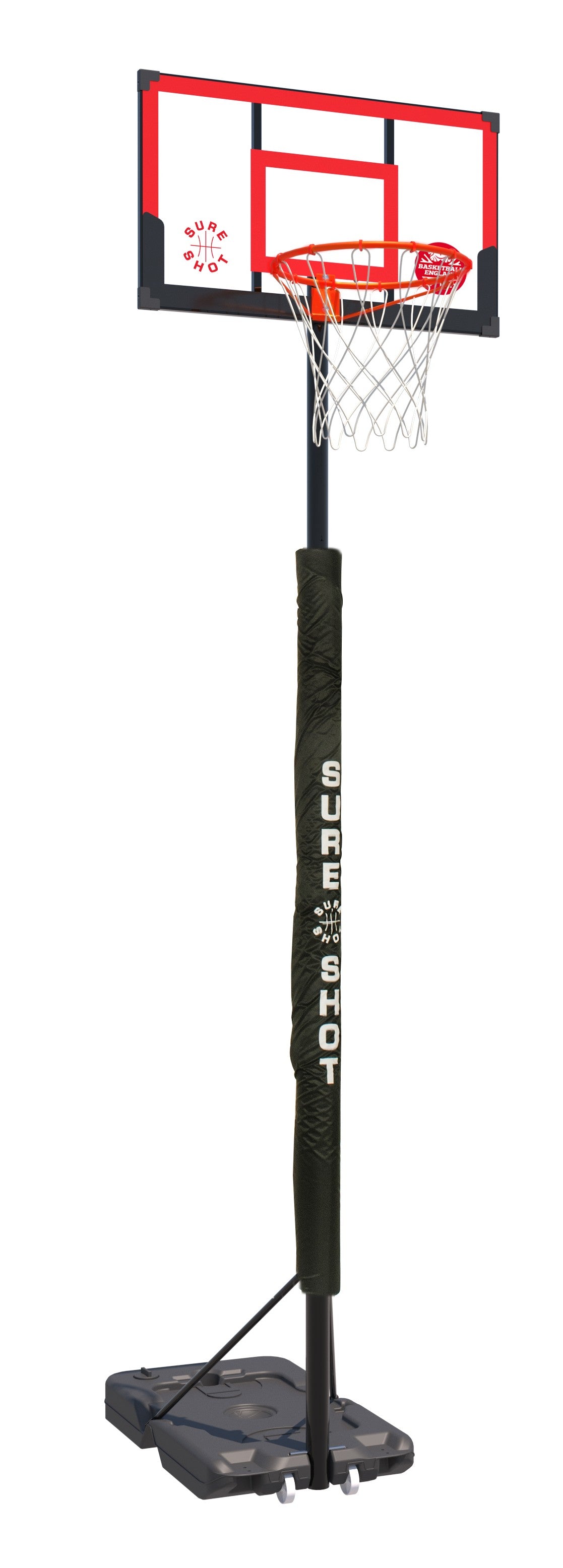 Sure Shot Easi Shot Portable Unit Acrylic Backboard & Pole Padding