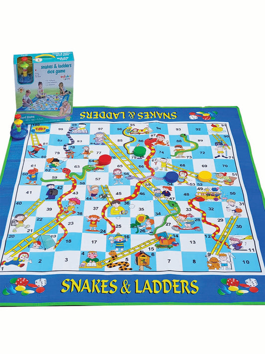 Giant Snakes & Ladders Game