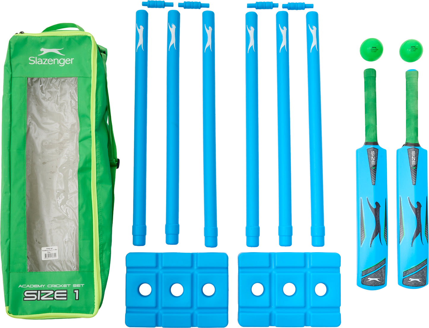 Slazenger Academy Plastic Cricket Set