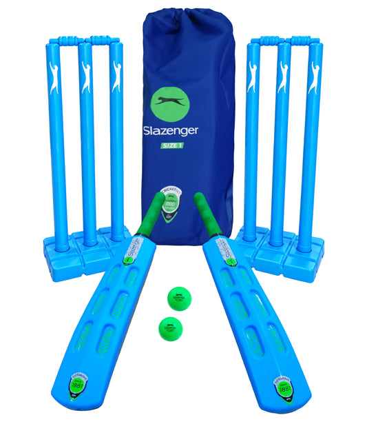 Slazenger Academy Plastic Cricket Set