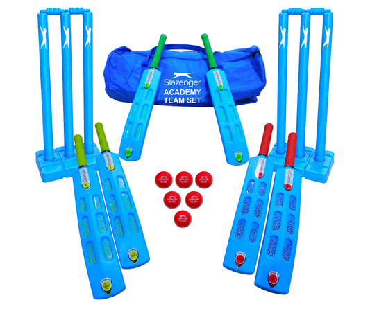 Slazenger Academy Plastic Team Cricket Set