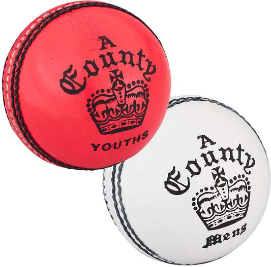 Readers Pink County Crown Cricket Ball