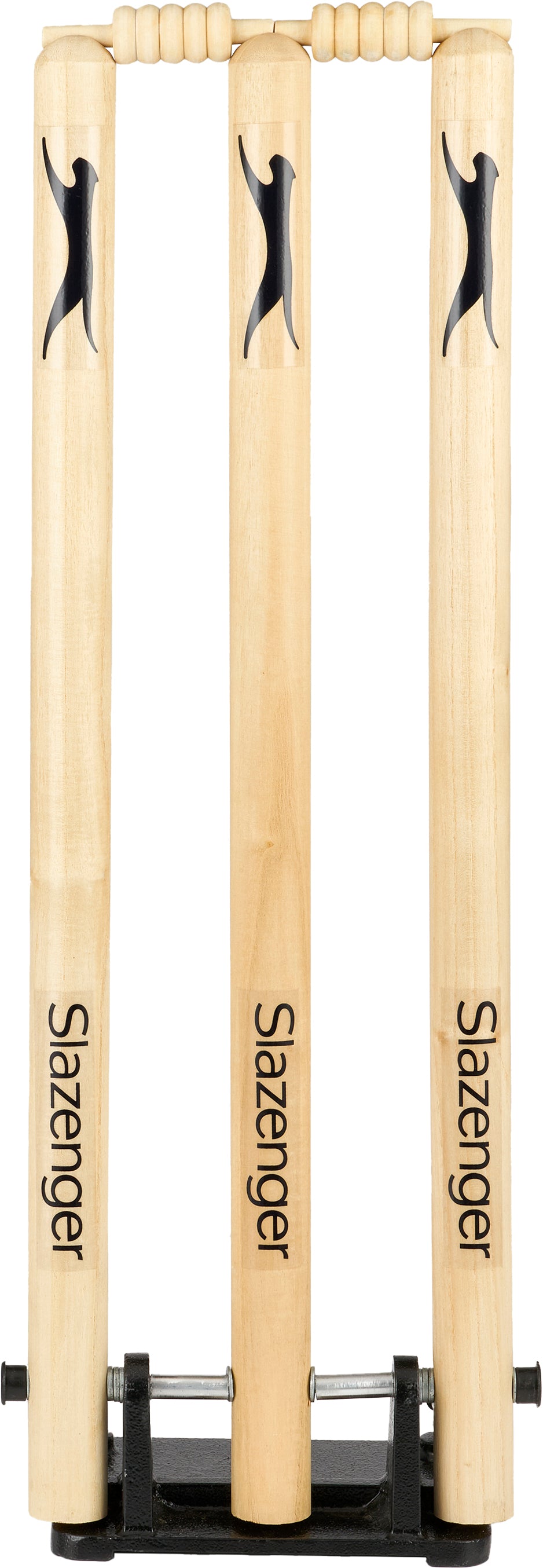 Slazenger Wooden Spring Return Cricket Stumps