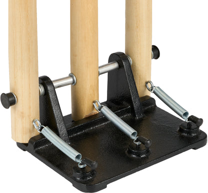Slazenger Wooden Spring Return Cricket Stumps