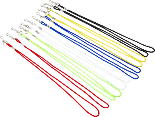 Coloured Whistle Lanyards