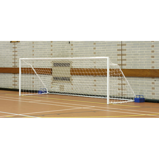 Fold-away Sports Hall Steel Football Goals (per pair)