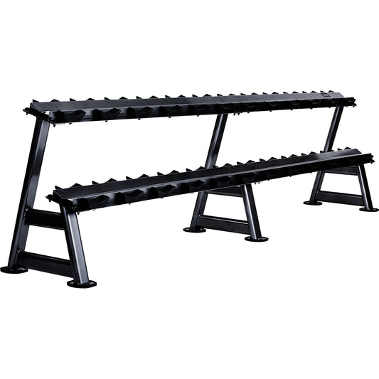 Jordan 12 Pair, 2 Tier Dumbbell Rack With Saddles