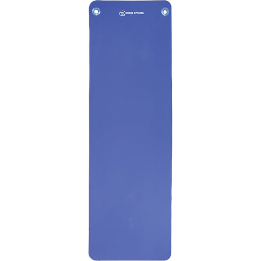 Core Fitness Plus Mat Blue 15mm with Eyelets