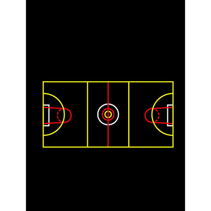 Netball Basketball 5 a Side Marking 30 x 15m