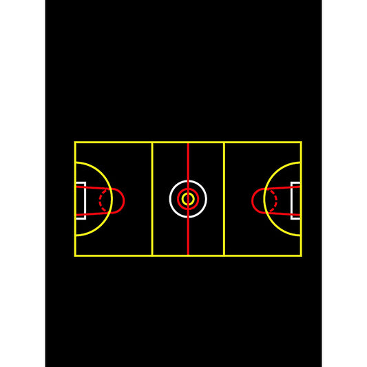 Netball Basketball 5 a Side Marking 30 x 15m