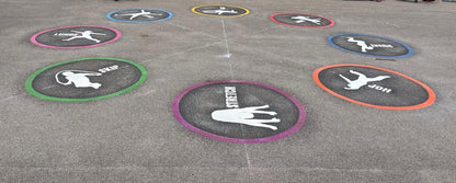 Fitness Circle Marking - 5.5m diameter