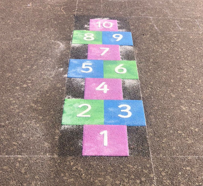 Solid Hopscotch Marking - 2.1 x 0.6m