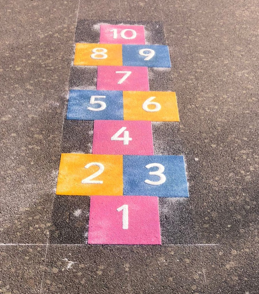 Solid Hopscotch Marking - 2.1 x 0.6m