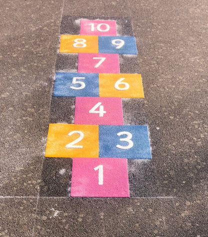 Solid Hopscotch Marking - 2.1 x 0.6m