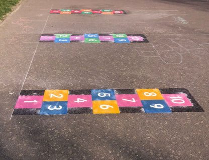 Solid Hopscotch Marking - 2.1 x 0.6m