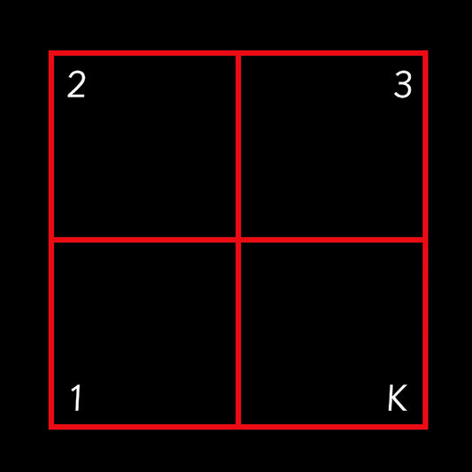 King Square Marking - 3 x 3m