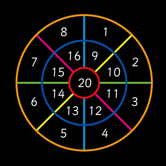 Number Target 20 Marking - 4m diameter