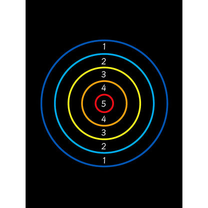 Number Target 5 Marking - 4m diameter