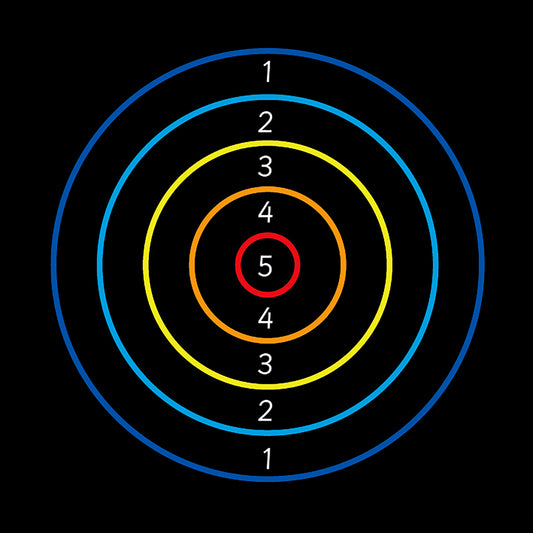 Number Target 5 Marking - 4m diameter