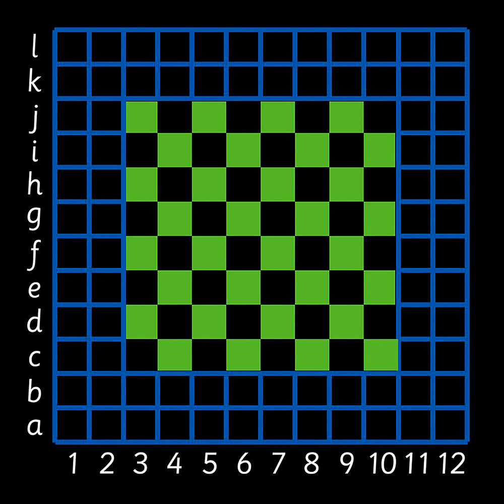 Co-Ordinates Grid Marking - 4 x 4m