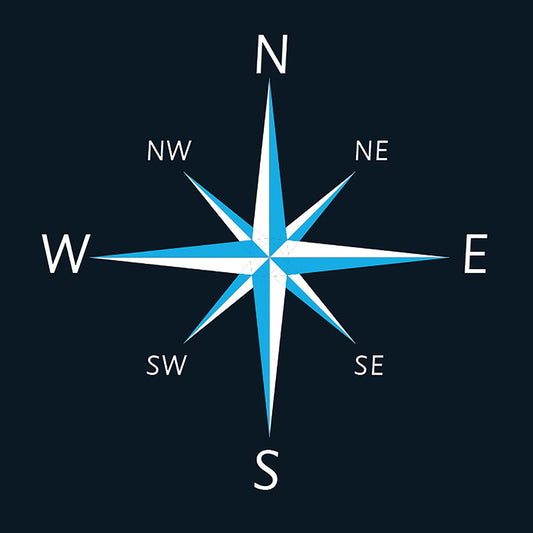 8 Point Compass Marking - 2.5 x 2.5m