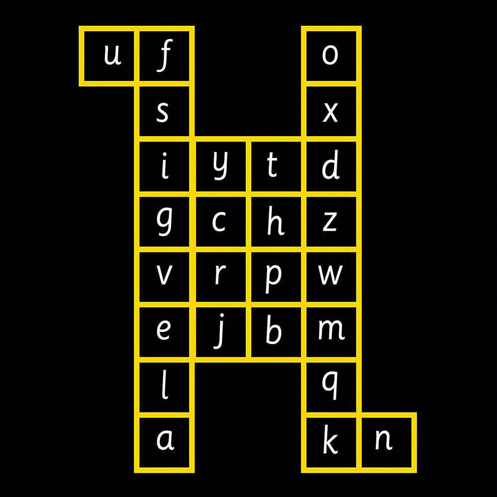 Outline Letter Jump Marking - 4 x 3m