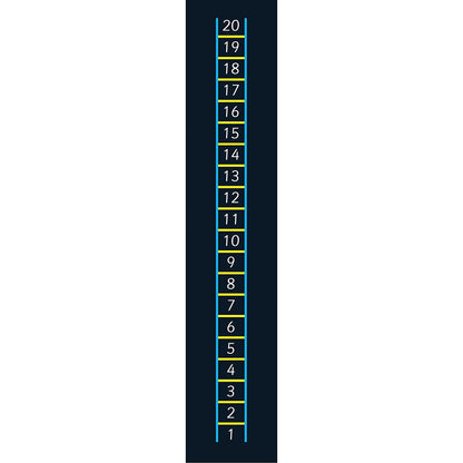 1-20 Ladder Marking - 10 x 0.6m