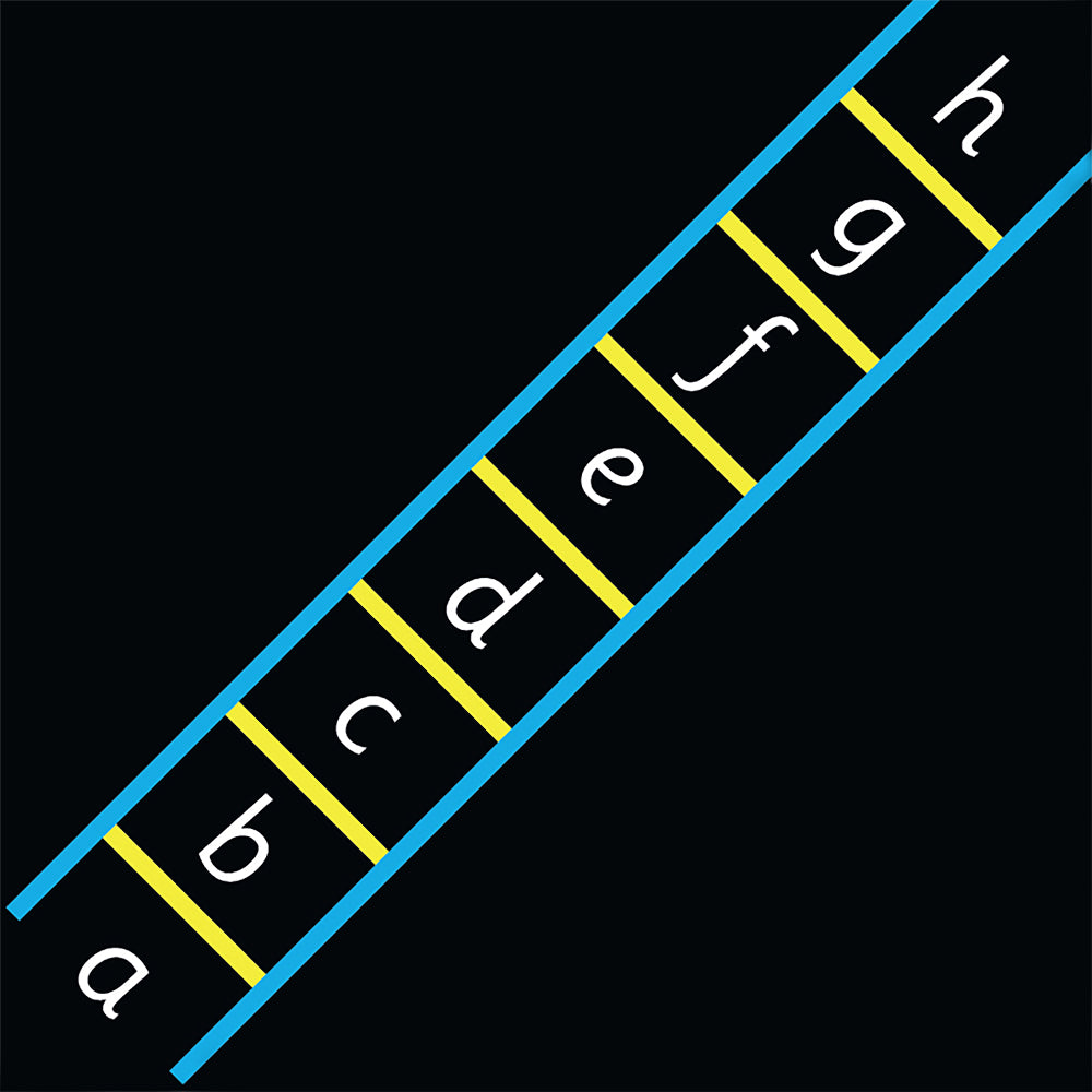 Alphabet Ladder Marking - 13 x 0.6m