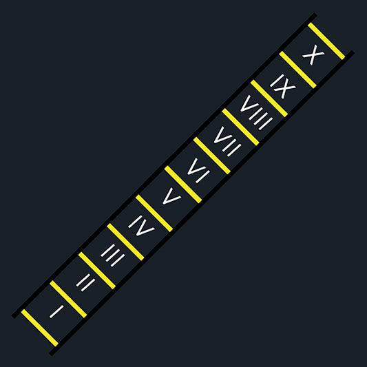 Roman Numerals Marking - 5 x 0.6m